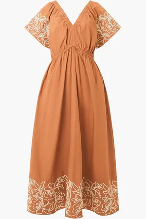 French Connection Cambria Cotton Embroidered Dress42