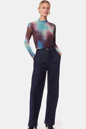 Whistles Oil Tryk Mesh Top34