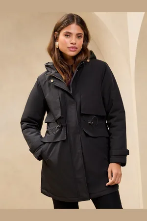 Lipsy London Shower Resistant Parka Raincoat44