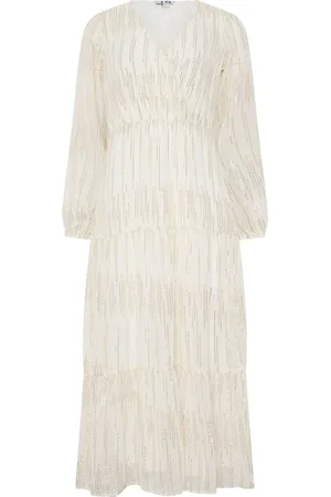 Long Tall Sally Metallisk Jacquard Midaxi Kjole20 Høj