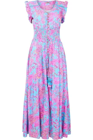 Joe Browns Paisley Shirred Maxi Dress38lille