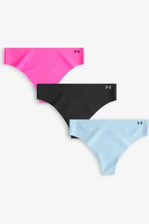 Under Armour No Show Pure Stræk Hipsters 3 PakkeX-Large