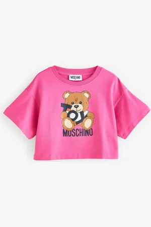 Moschino Logo Cropped Short Sleeve T-Shirt140146cm