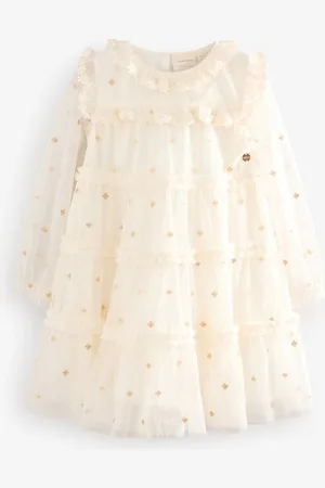Laura Ashley Sequin Mesh Midi Dress158164cm