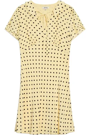 Albaray Yellow Spot Mini Dress40
