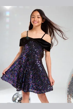 Lipsy London Pailletter 2-i-1 Sløjfe Festkjoler (5-16år)6 år (116cm)