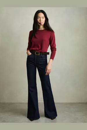 Reiss Wendy Fine-Knit Crew-Neck Jumper With CashmereXL