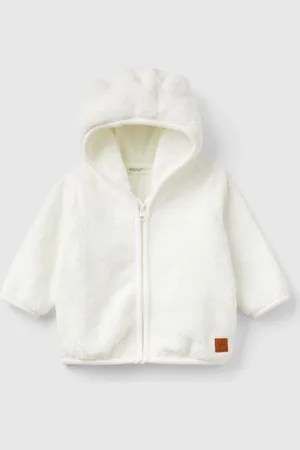 Benetton Fleece Cosy Bear Ears Brown Jacket12 - 18 måneder (80 - 86cm)
