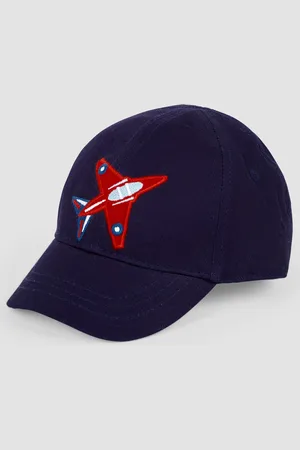 JoJo Maman Bébé Red Arrows Appliqué Cap3 - 6 måneder (62 - 68cm)