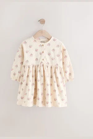 Next Long Sleeve Jersey 100% Cotton Dress (3mths-7yrs)4 - 5 år (104 - 110cm)