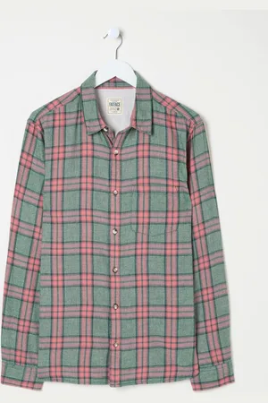 Fat Face FatFace Long Sleeve Tring Check 100% Cotton Shirt3XL høj