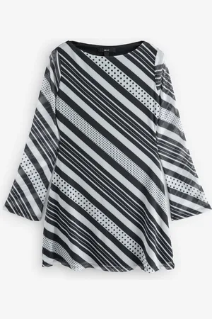 Next Fluted Long Sleeve Mesh Mini Dress48
