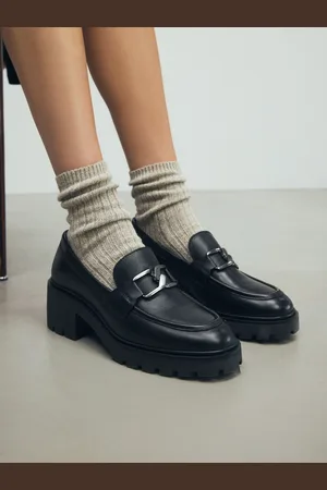 Next Forever Comfort Læder Chunky Hardware hæle Hyttesko