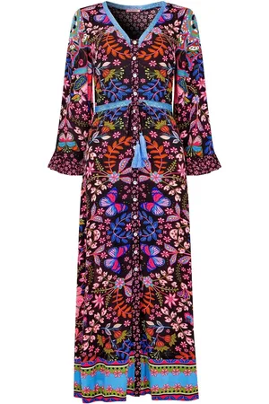Joe Browns Butterfly Border Print Maxi Dress44