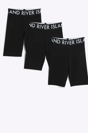 River Island Piger taljebånd Cykel 100% bomuldsshorts 3 Pakke9 - 10 år (134 - 140cm)