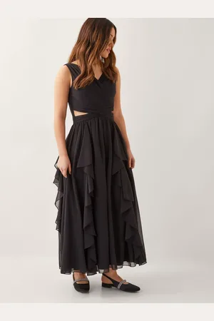 Monsoon Clemmie Cut-Out Ruffle Prom Dress140146cm