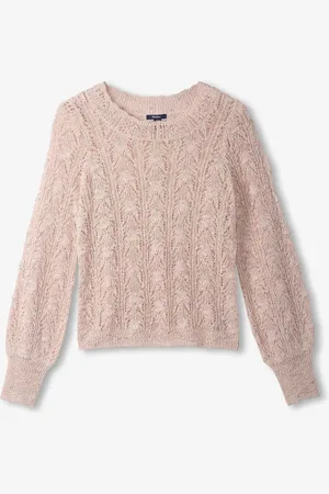 Hatley Pink Pointelle Jumper Floral Print BlushX-Small