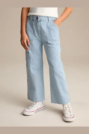 Next 100% Cotton Straight Leg Stripe Jeans (3-16yrs)9 år (134cm)