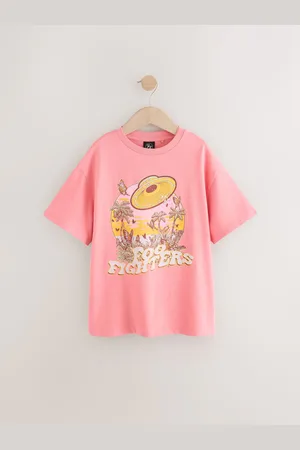 Next 100% Cotton Foo Fighters Oversized Band T-Shirt (3-16yrs)104110cm