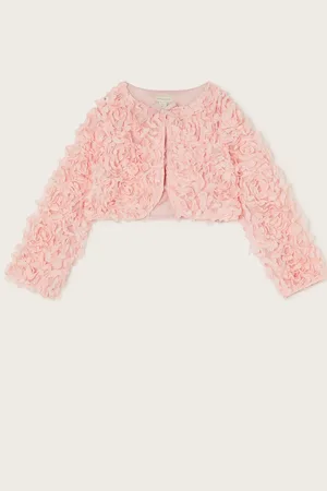 Monsoon 3D Rose Cropped Jacket12 - 13 år (152 - 158cm)