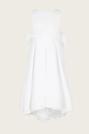 Monsoon Oversized Sabrina Bow Communion Dress4 år (104cm)