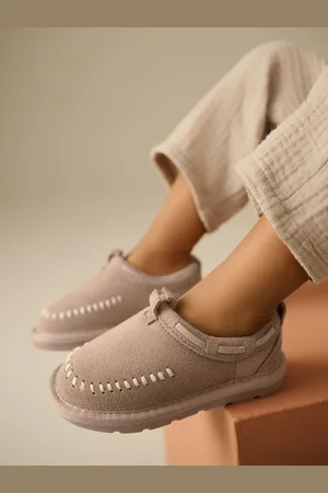 Next Suede Stitch Mules