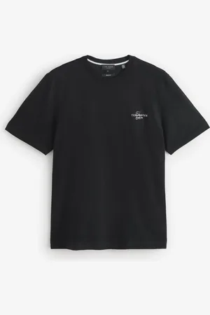 Ted Baker Tebars-SS Branded Script 100% Cotton T-ShirtStor