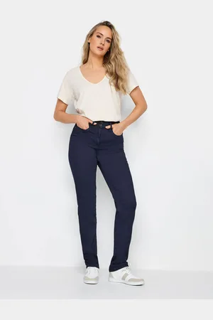 Long Tall Sally LTS PREMIUM Tall Indigo Blue Lift & Shape Slim Leg Jeans10 L36