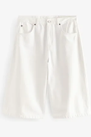 Next Longline Jort Denim Shorts52
