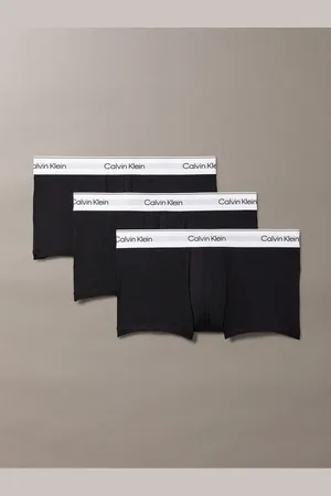 Calvin Klein 3 Pack lavtstående kufferter - Ikon Bomuld Stræk2X-Large