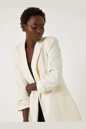 Roman Tailored Ruched Sleeve Stretch Jacket42