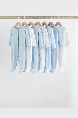 Next Baby Bear Cotton Sleepsuit (0-2yrs)1.5 - 2 år (86 - 92cm)