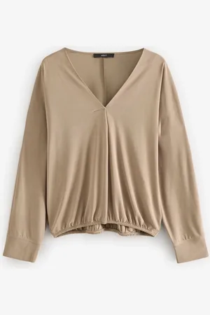 Next Long Sleeve V-Neck Bubblehem Blouse36