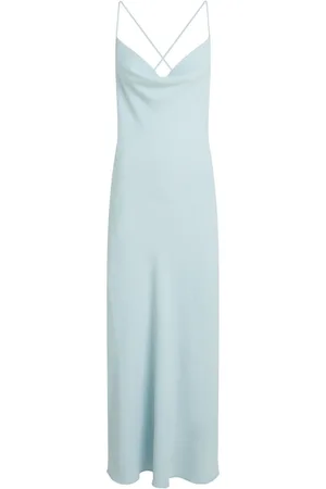 Calvin Klein Crepe Dress With Low Back Drape44