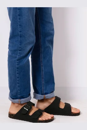 Totes Mens Double Buckle Sandals