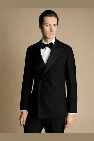 Charles Tyrwhitt Slim Fit Double Breasted Dinner Suit: Jacket50 Lang (UK 40 L)