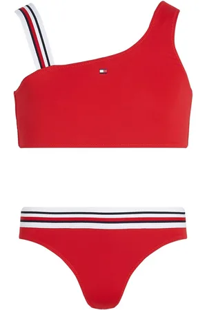 Tommy Hilfiger One Shoulder Bikini Sæt158164cm