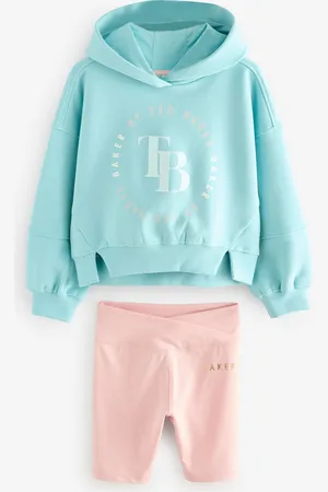 Ted Baker Blue Graphic Hoody and Cycling Shorts Set122128cm