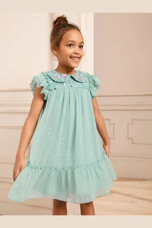 Love & Roses Pailletter Collar Occasion Kjole (5-16år)140146cm