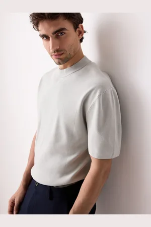 Next Relaxed Fit Premium Kortærmet Knitted Crew T-shirtX-Large