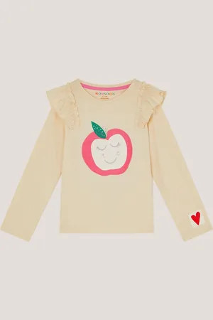 Monsoon Apple Long Sleeve 100% Cotton Top146152cm