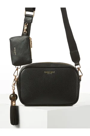 Luella Grey Betty Camera Crossbody Black Bagen