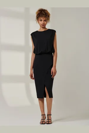 Jolie Moi Kira Tiered Draperet Bodycon Kjole40