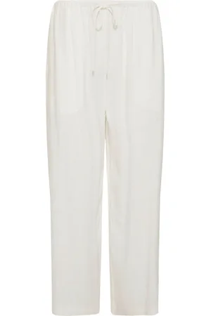 Long Tall Sally Linen Blend Cropped Trousers52 Høj