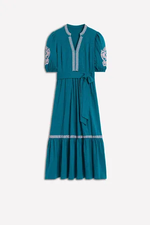 Boden 100% Bomuld Amara Broderet Jersey Kjole42