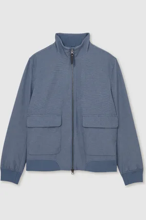 Reiss Rufus Zip-Through Funnel-Neck JacketXS