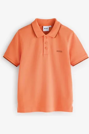 HUGO BOSS Logo Short Sleeve Pique 100% Cotton Polo Shirt152158cm