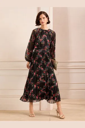 Love & Roses Floral Print Midi Dress38