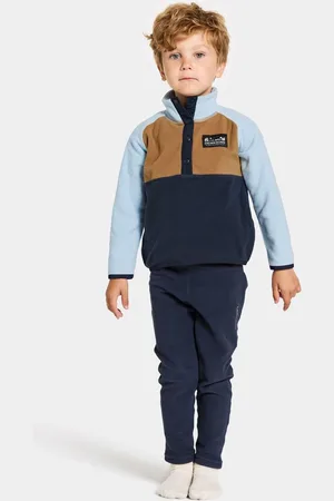 Didriksons Kids Monte Half Button Jumper116122cm