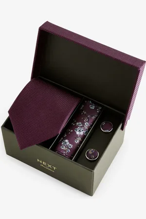 Next Silk Slips, Lommeklud og Manchetknapper GaveæskesætEN